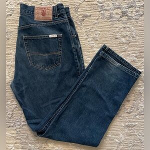 Costello - All cotton blue denim jeans Relaxed fit Size 34W x 31L